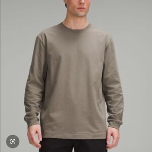 lululemon athletica Green Heavy Weight Long Sleve Jersey